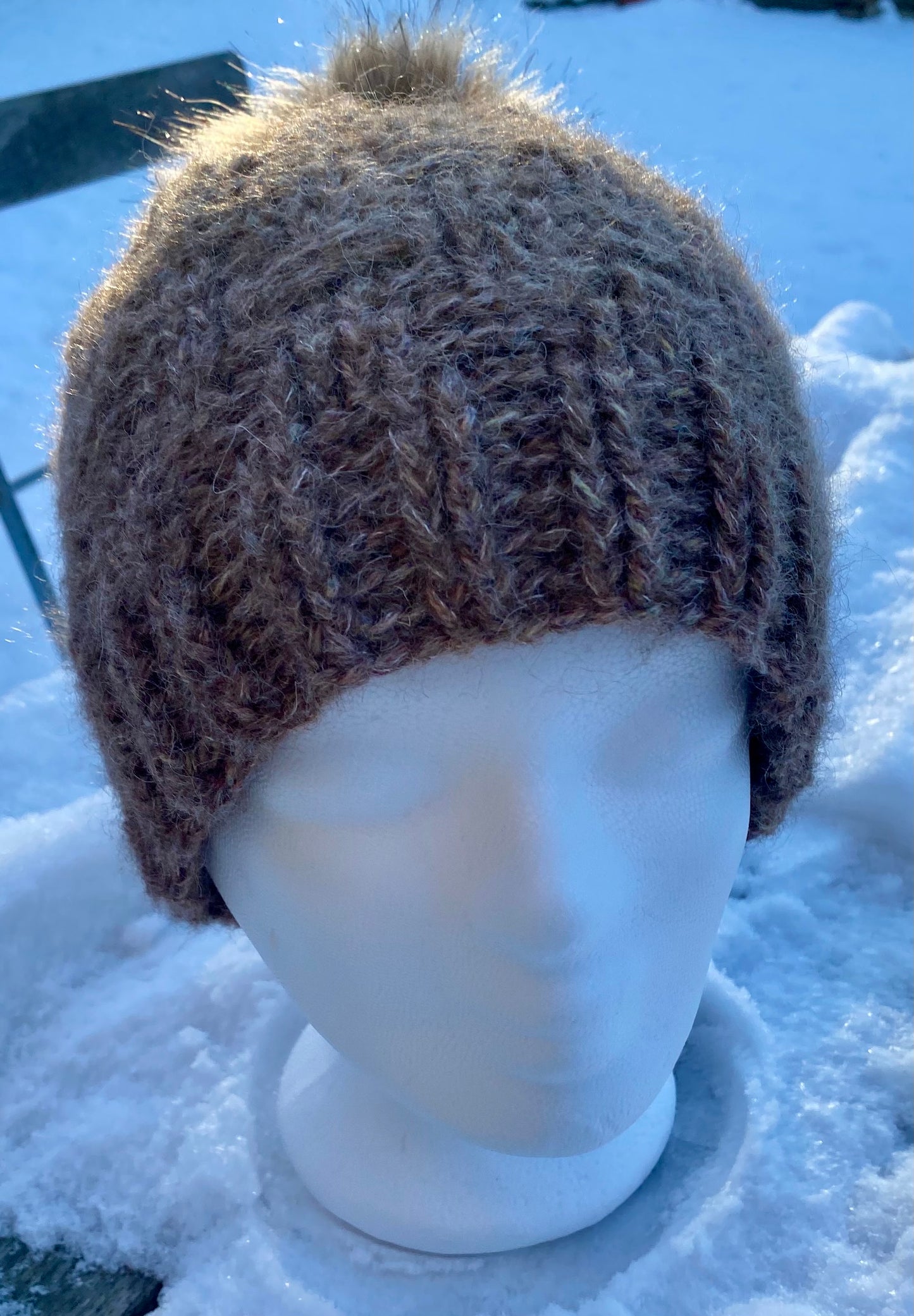 Vinterhue med alpaca