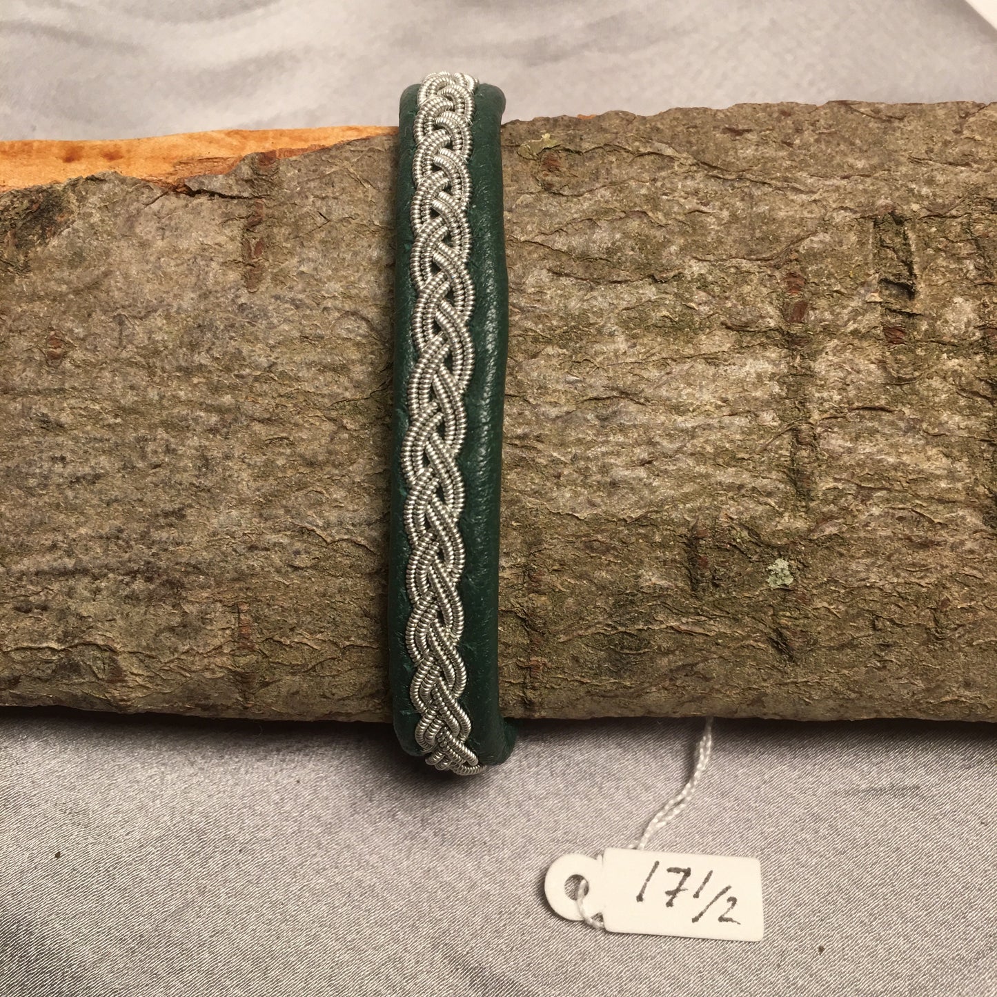 Samerarmbånd Dark green 17,5